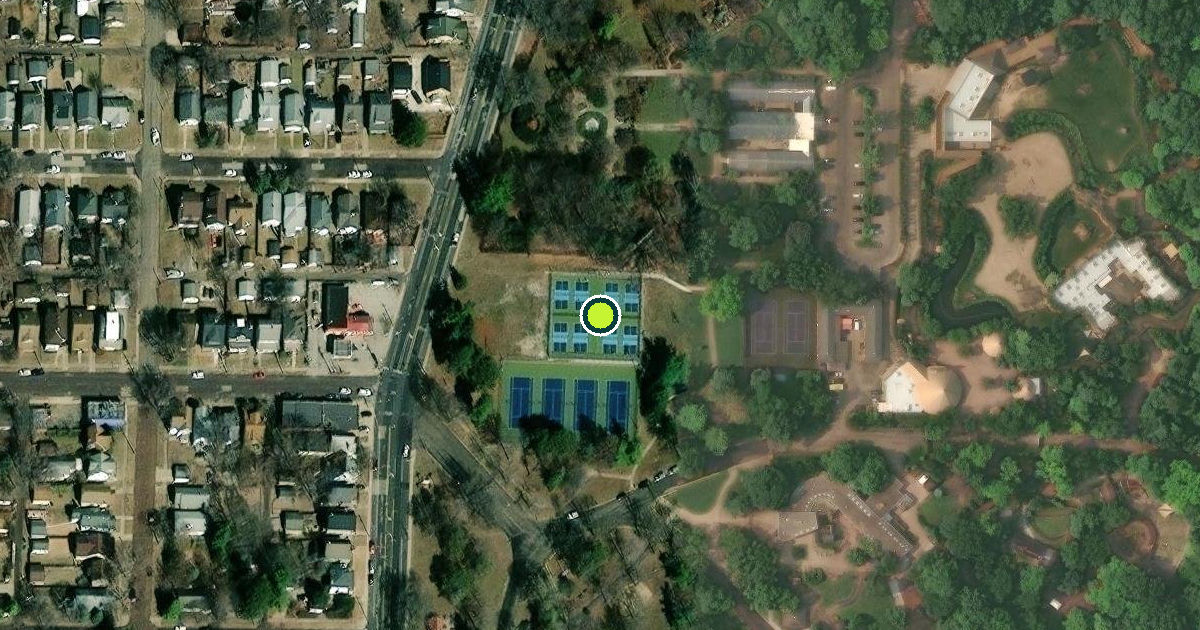 Satellite view of Peoria Pickleball Courts