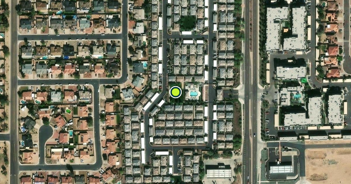 Satellite view of Peoria Pickleball Courts