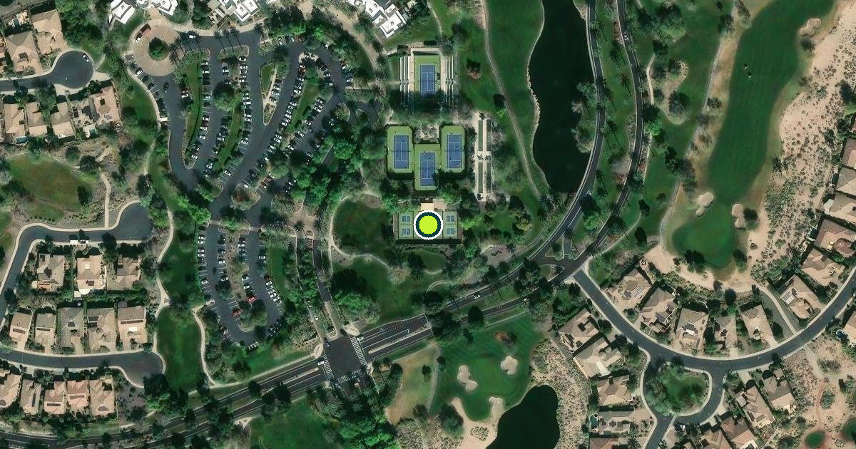 Satellite view of Peoria Pickleball Courts