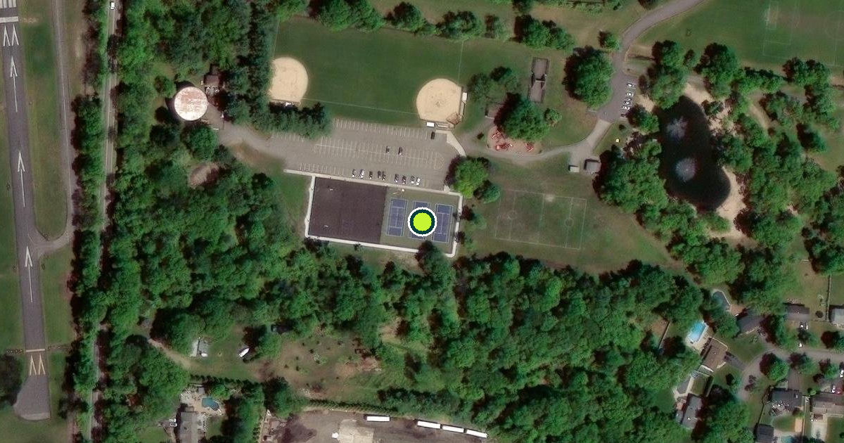 Satellite view of Pequannock Township Pickleball Courts