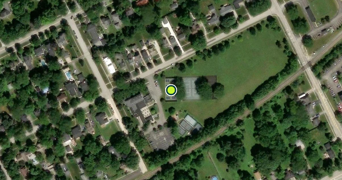 Satellite view of Perrysburg Pickleball Courts