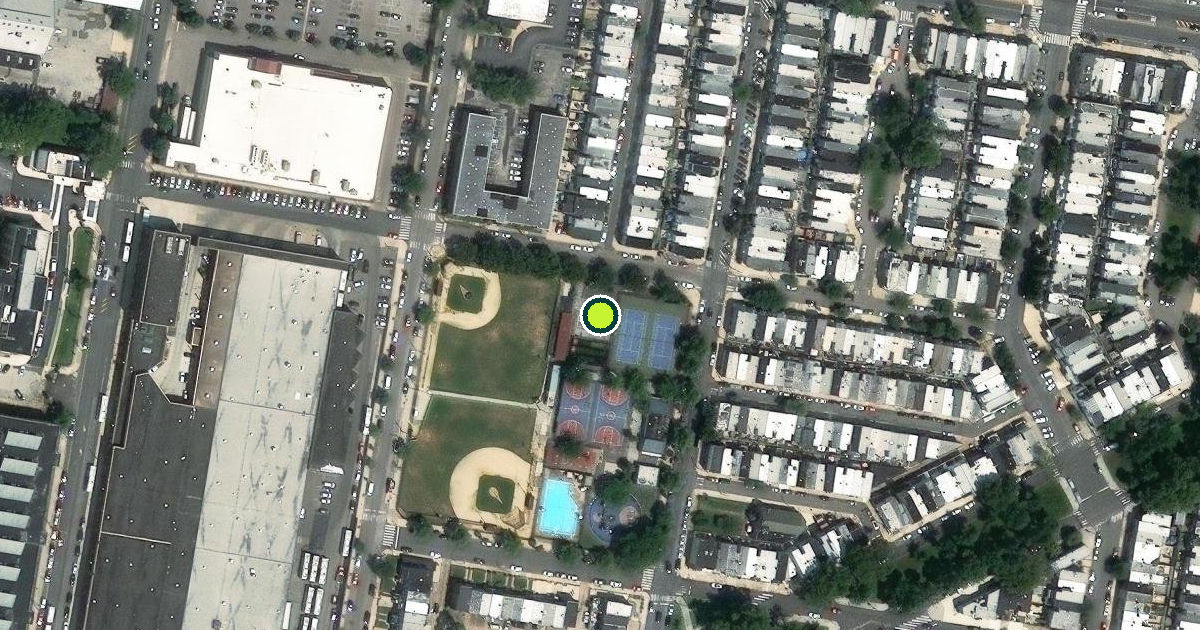 Satellite view of Philadelphia Pickleball Courts