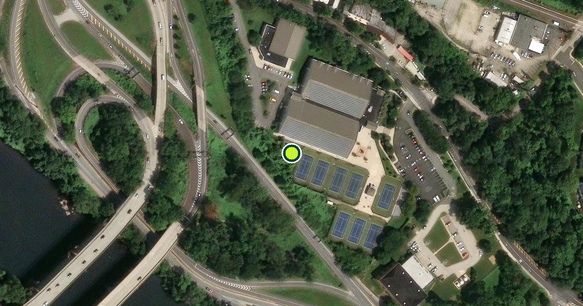 Satellite view of Philadelphia Pickleball Courts