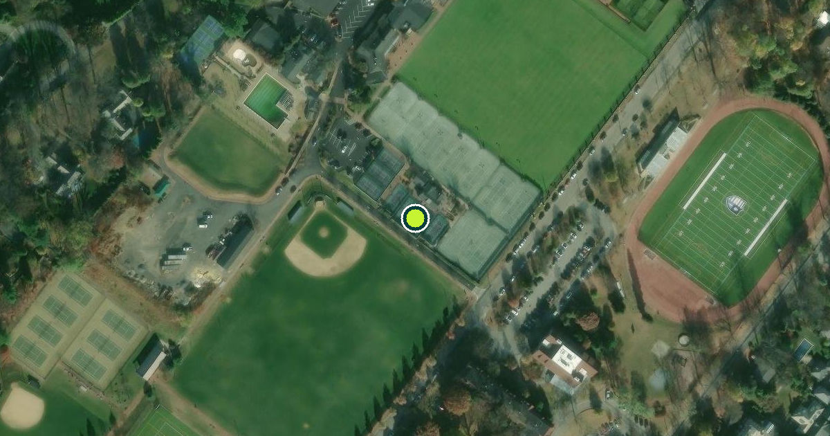 Satellite view of Philadelphia Pickleball Courts