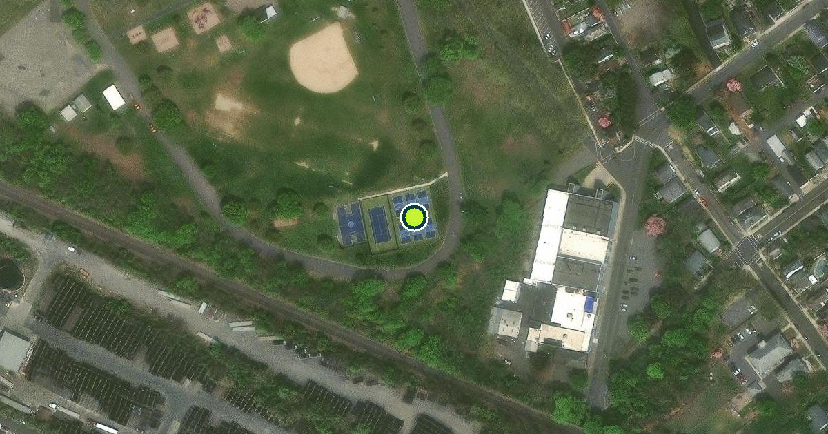 Satellite view of Phillipsburg Pickleball Courts