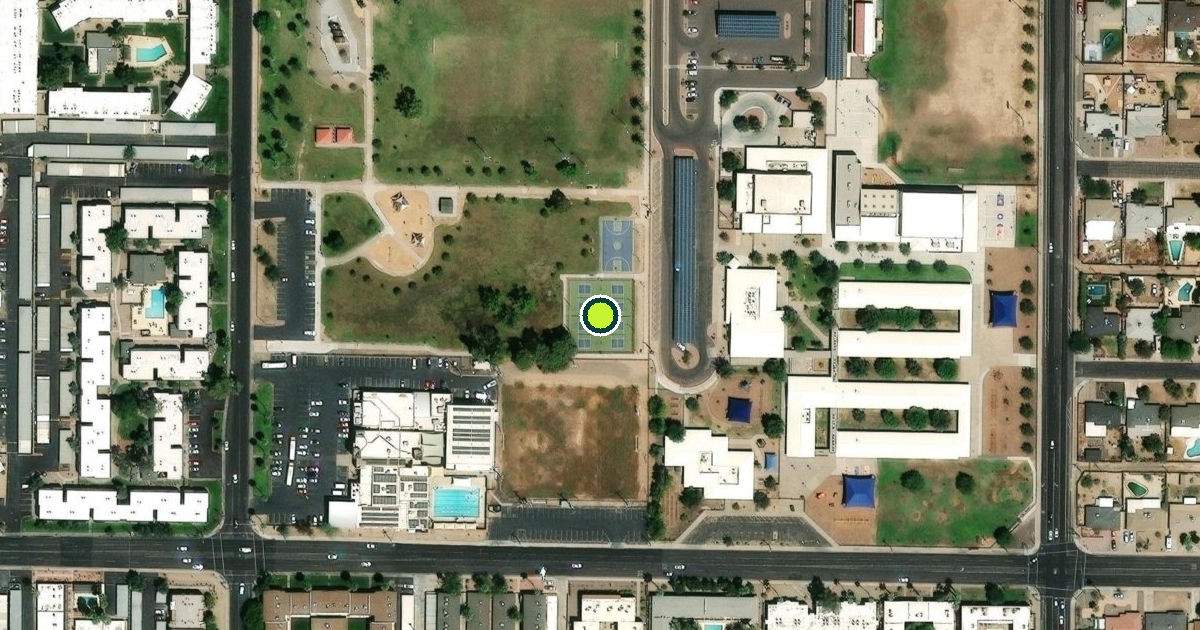Satellite view of Phoenix Pickleball Courts