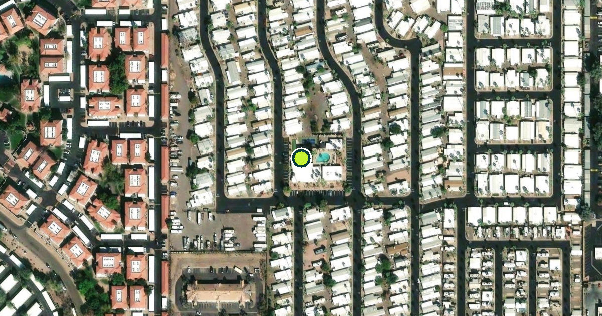 Satellite view of Phoenix Pickleball Courts