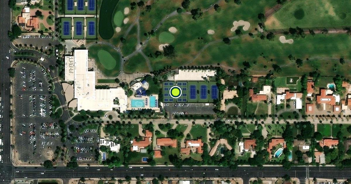Satellite view of Phoenix Pickleball Courts