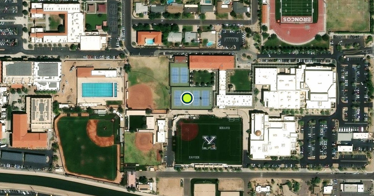 Satellite view of Phoenix Pickleball Courts