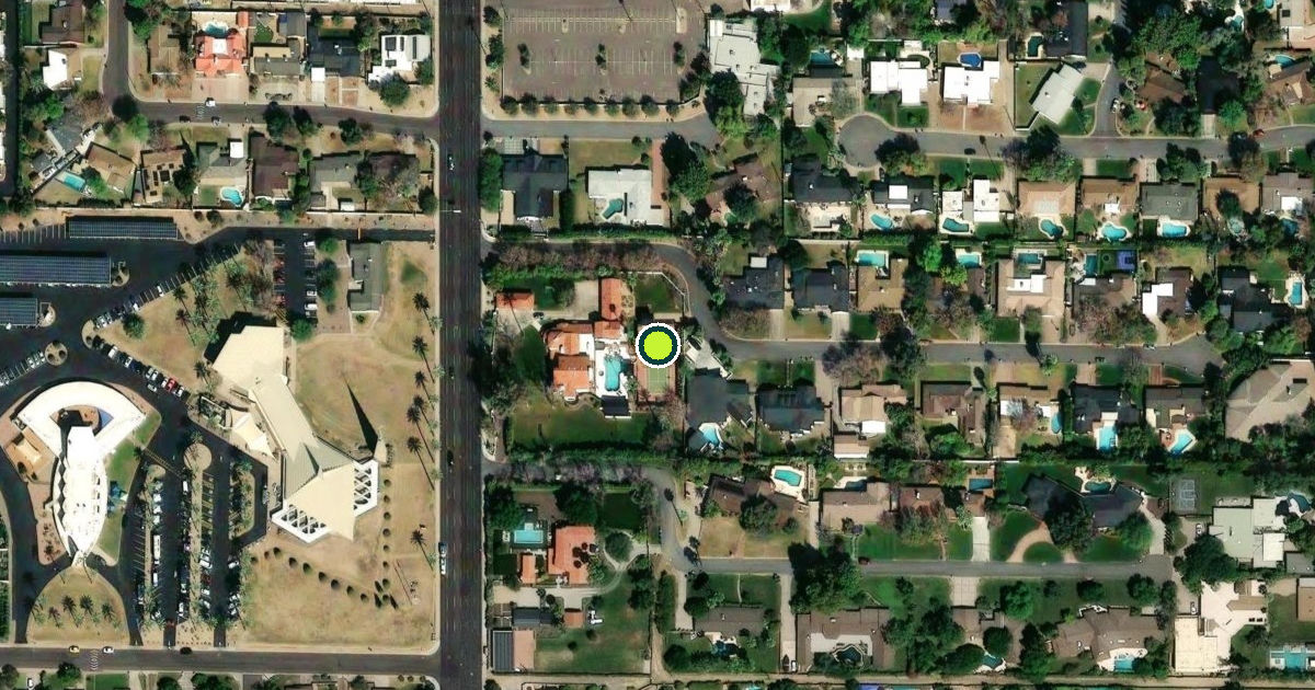 Satellite view of Phoenix Pickleball Courts