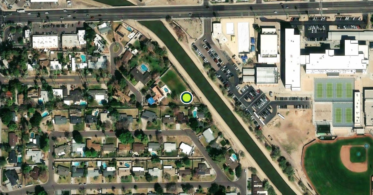 Satellite view of Phoenix Pickleball Courts