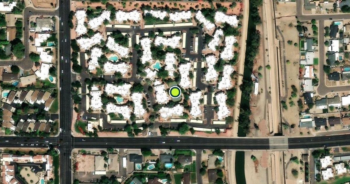 Satellite view of Phoenix Pickleball Courts