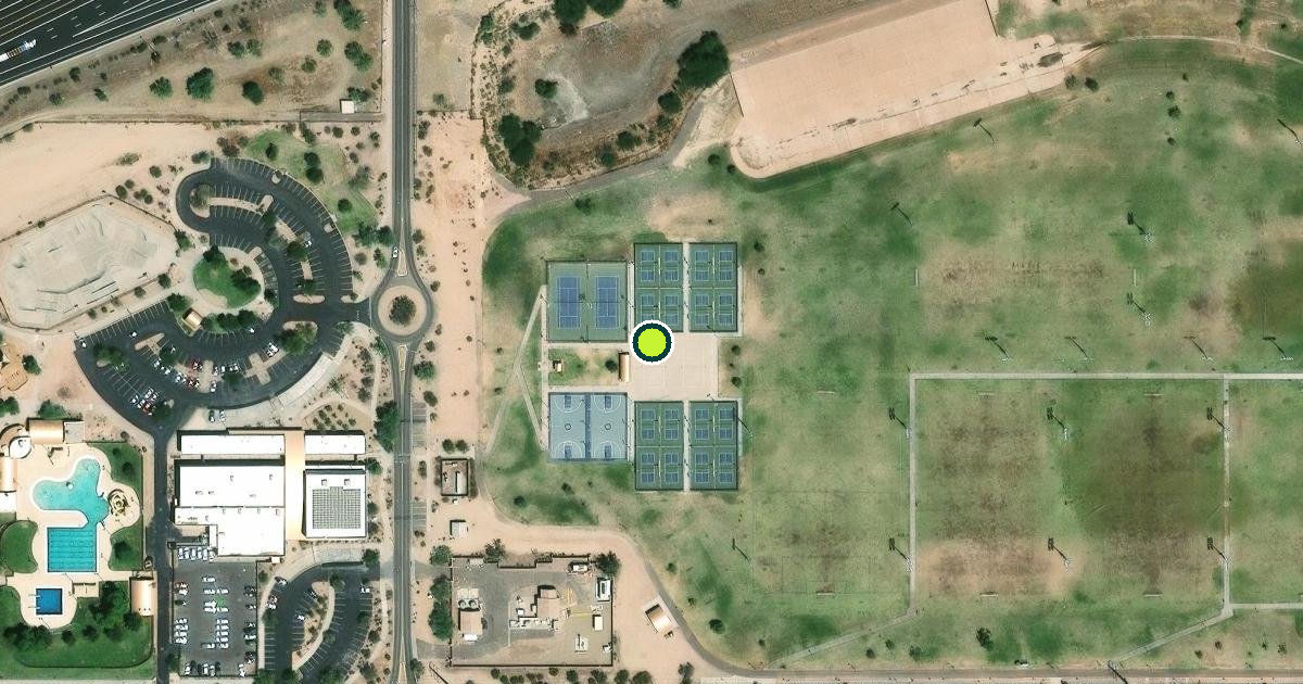 Satellite view of Phoenix Pickleball Courts