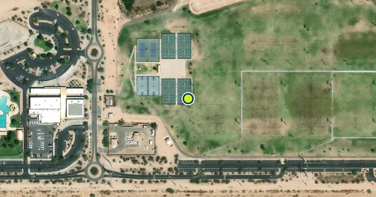 Satellite view of Phoenix Pickleball Courts