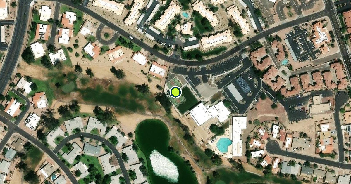 Satellite view of Phoenix Pickleball Courts