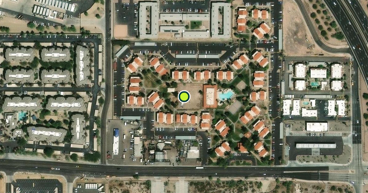 Satellite view of Phoenix Pickleball Courts