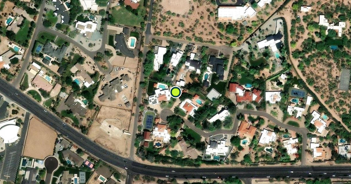 Satellite view of Phoenix Pickleball Courts