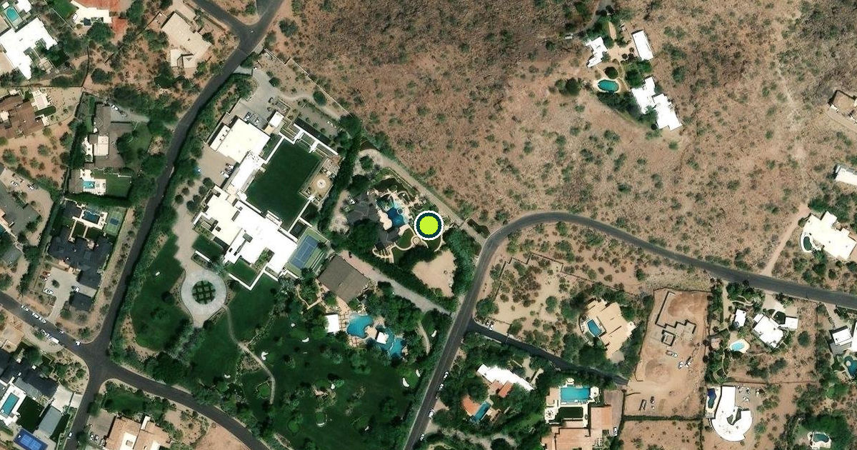Satellite view of Phoenix Pickleball Courts
