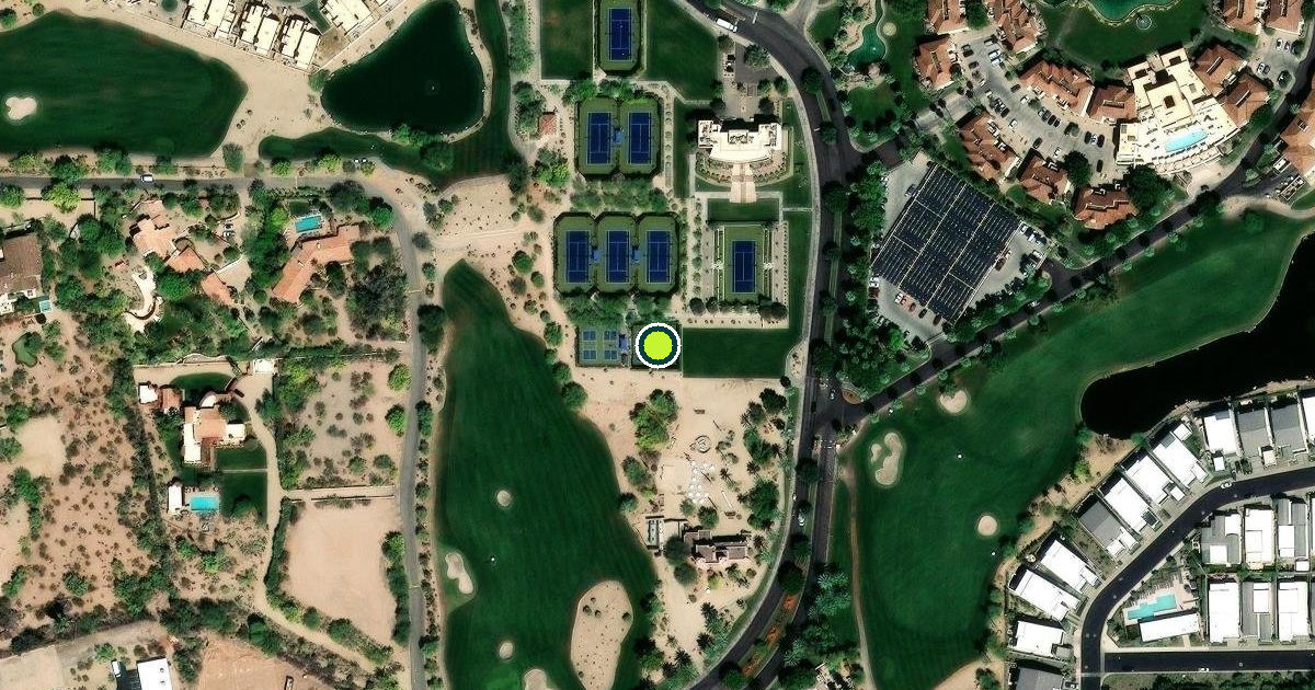 Satellite view of Phoenix Pickleball Courts