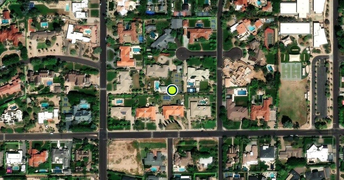 Satellite view of Phoenix Pickleball Courts