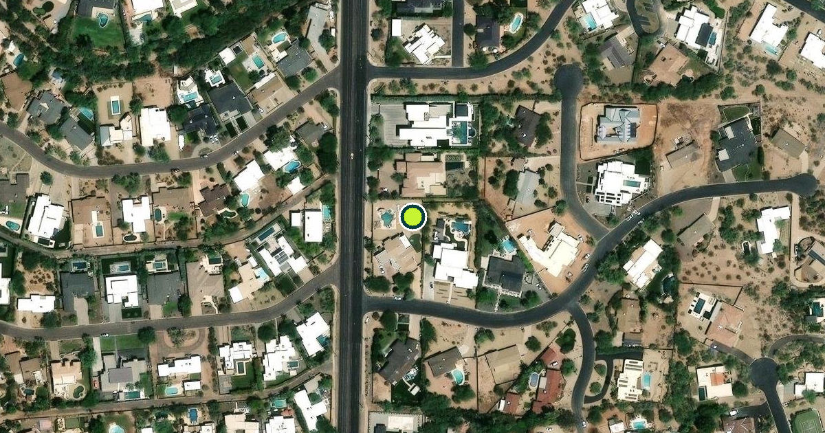 Satellite view of Phoenix Pickleball Courts