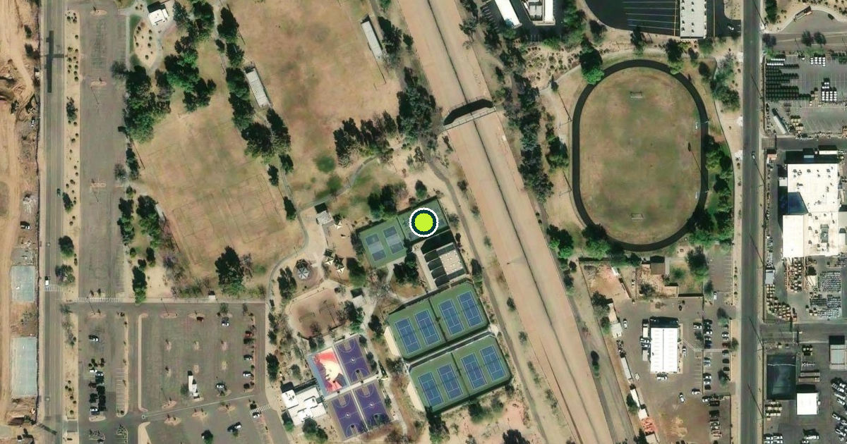 Satellite view of Phoenix Pickleball Courts