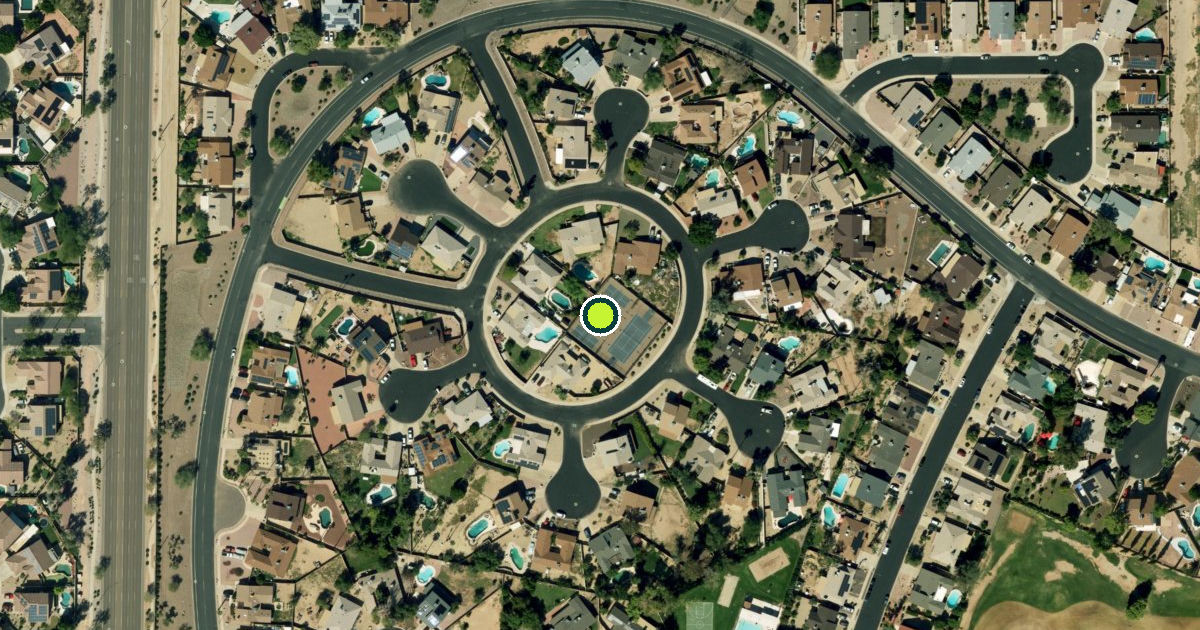 Satellite view of Phoenix Pickleball Courts