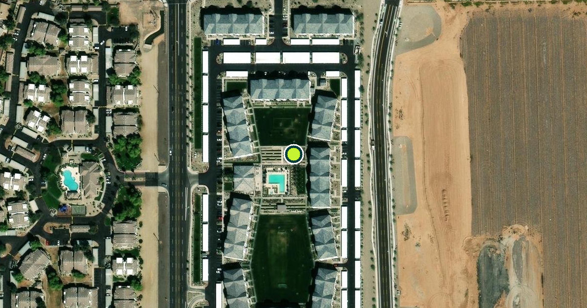 Satellite view of Phoenix Pickleball Courts