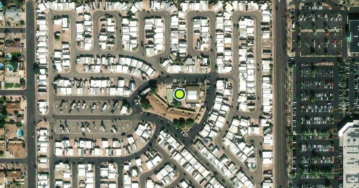 Satellite view of Phoenix Pickleball Courts