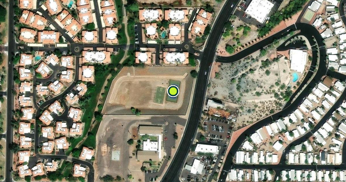 Satellite view of Phoenix Pickleball Courts