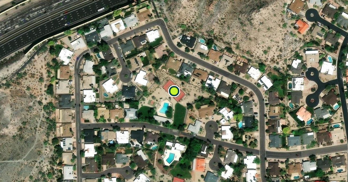 Satellite view of Phoenix Pickleball Courts