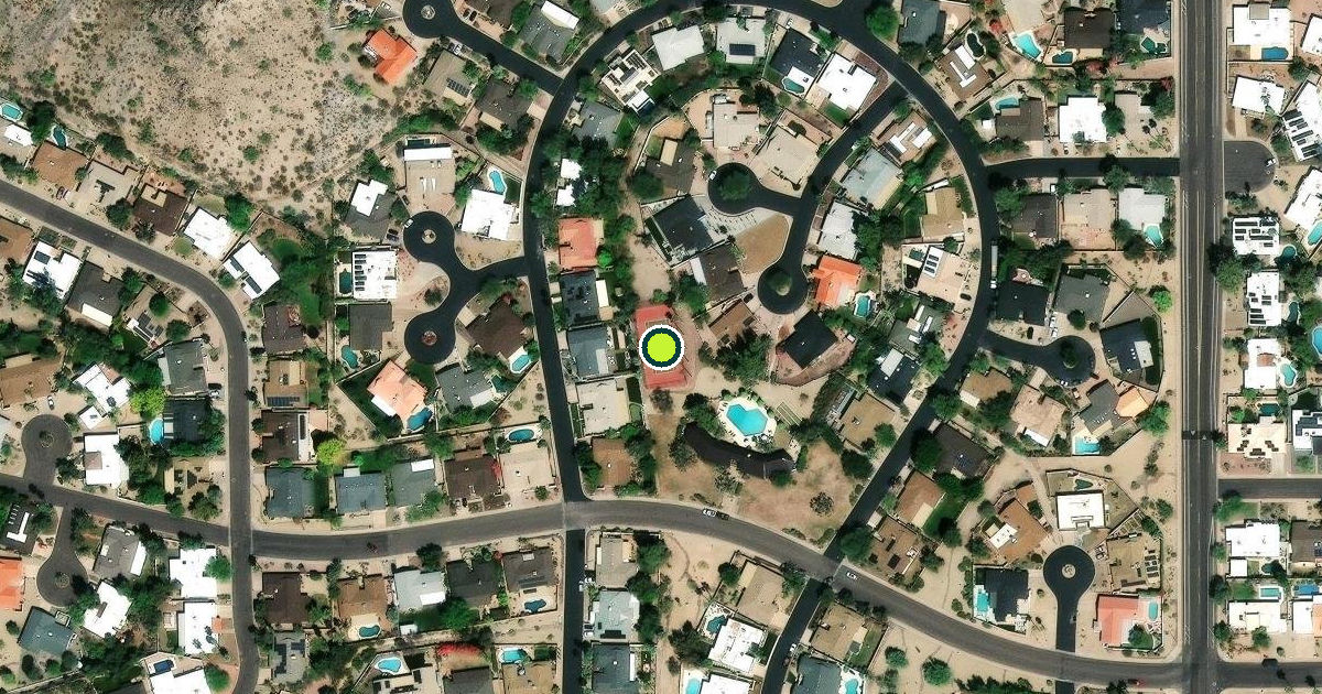 Satellite view of Phoenix Pickleball Courts