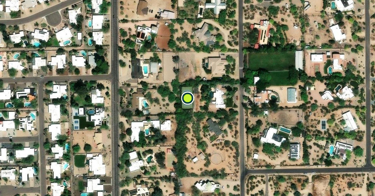 Satellite view of Phoenix Pickleball Courts