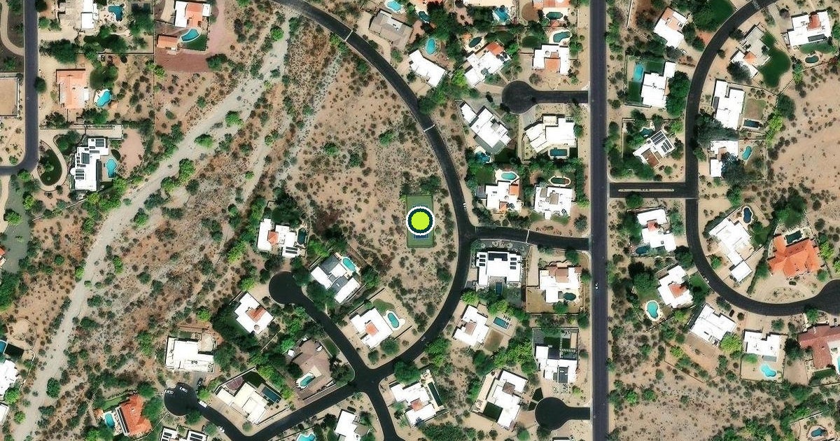 Satellite view of Phoenix Pickleball Courts
