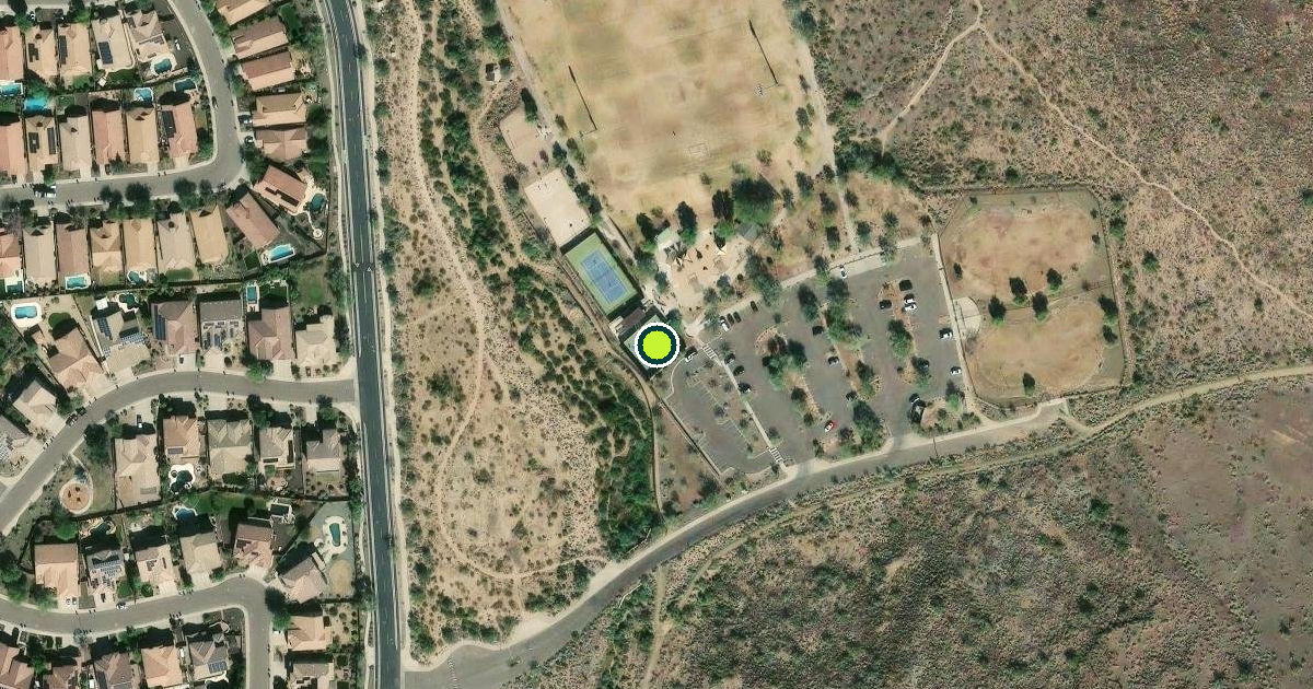 Satellite view of Phoenix Pickleball Courts