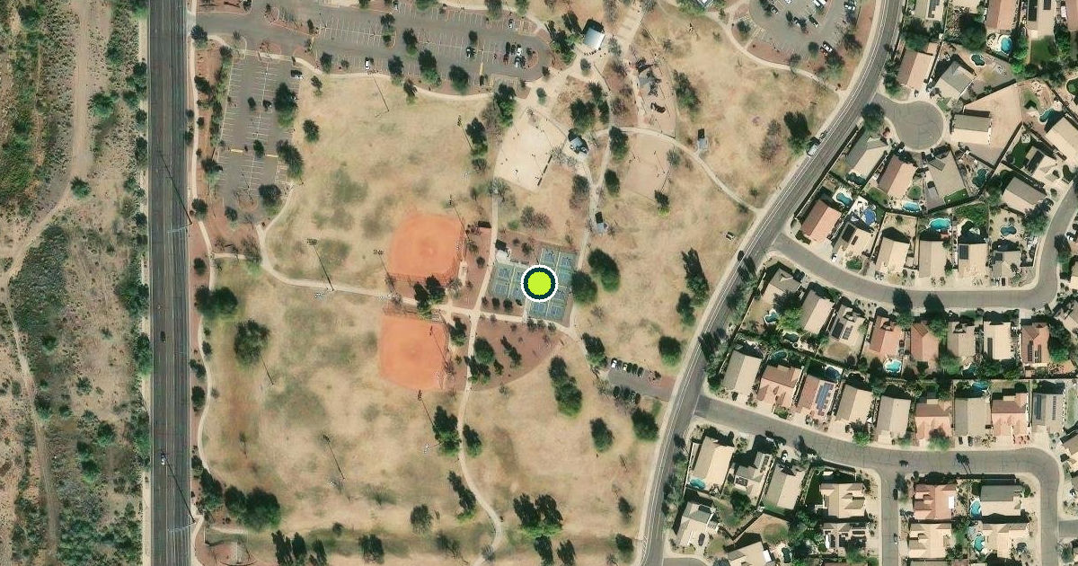 Satellite view of Phoenix Pickleball Courts