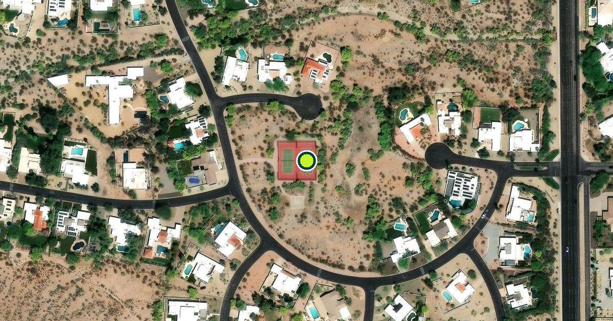 Satellite view of Phoenix Pickleball Courts