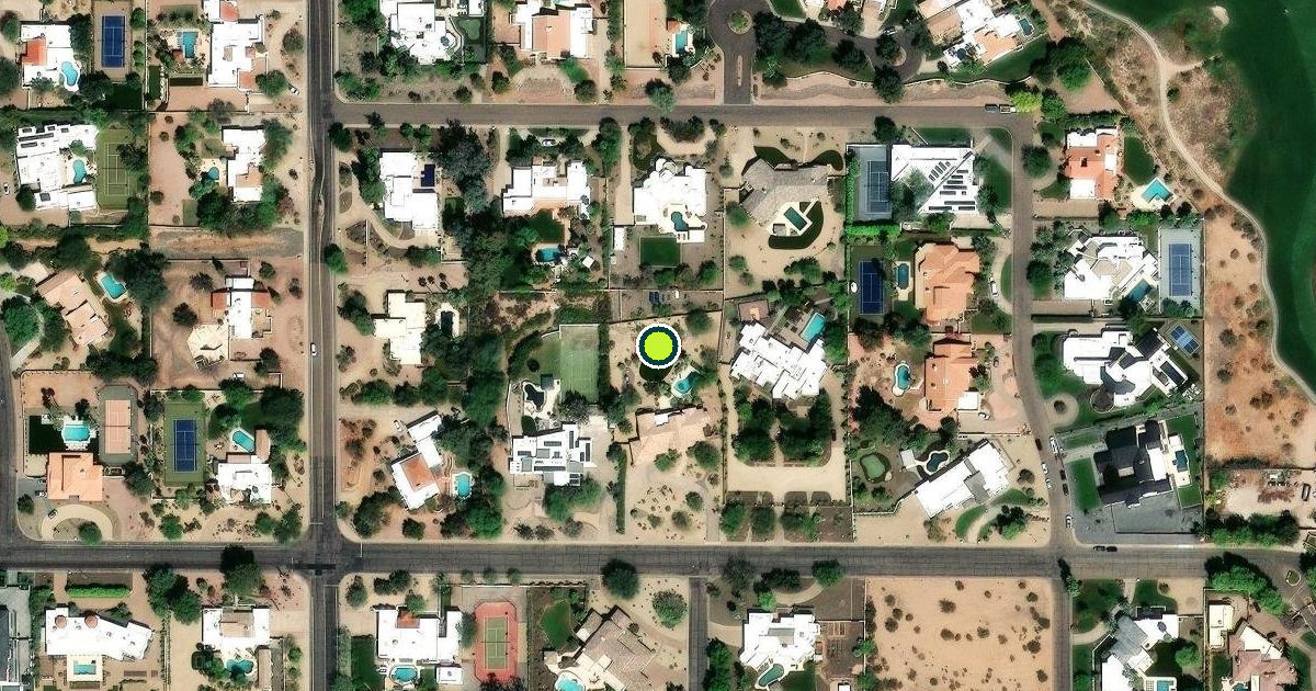 Satellite view of Phoenix Pickleball Courts