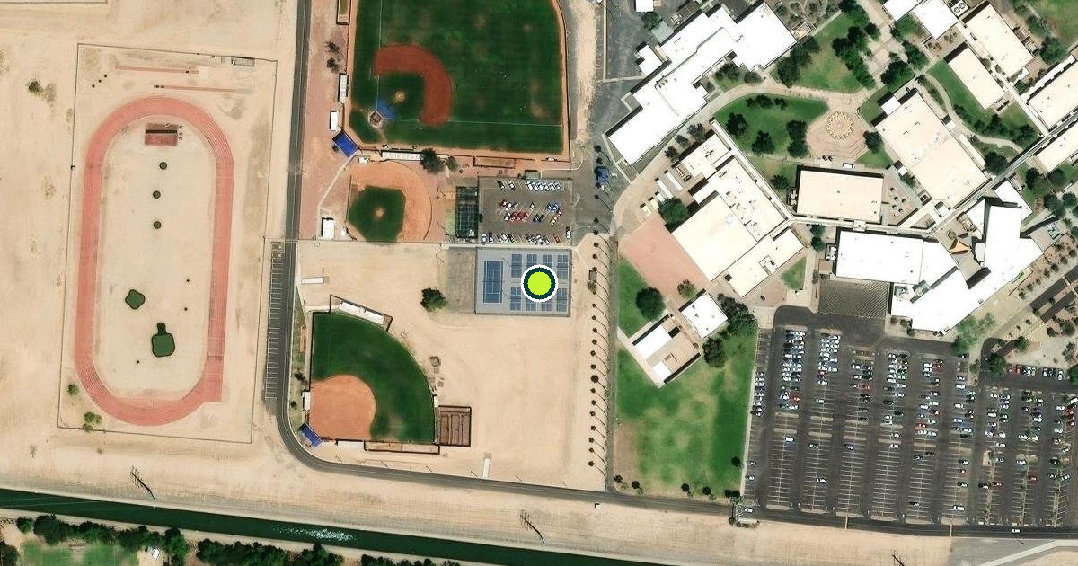 Satellite view of Phoenix Pickleball Courts
