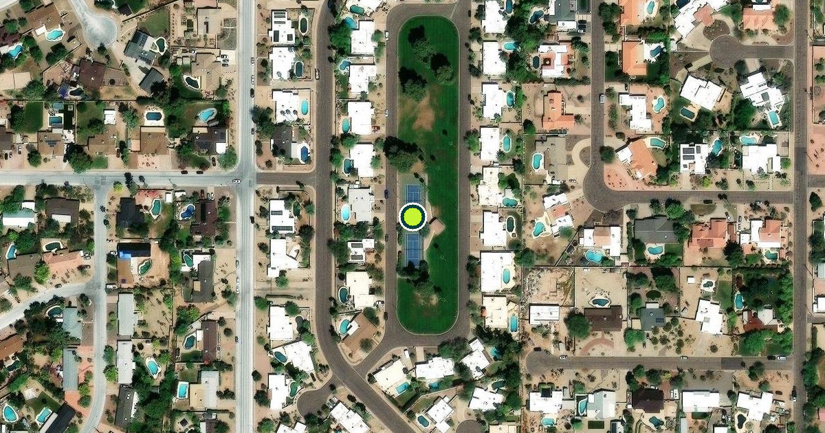 Satellite view of Phoenix Pickleball Courts