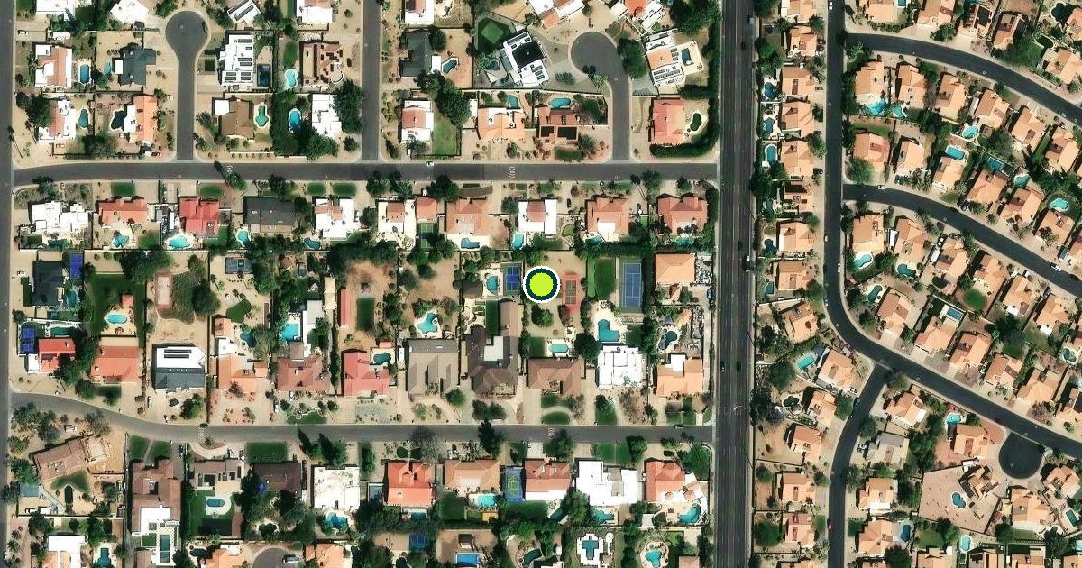 Satellite view of Phoenix Pickleball Courts