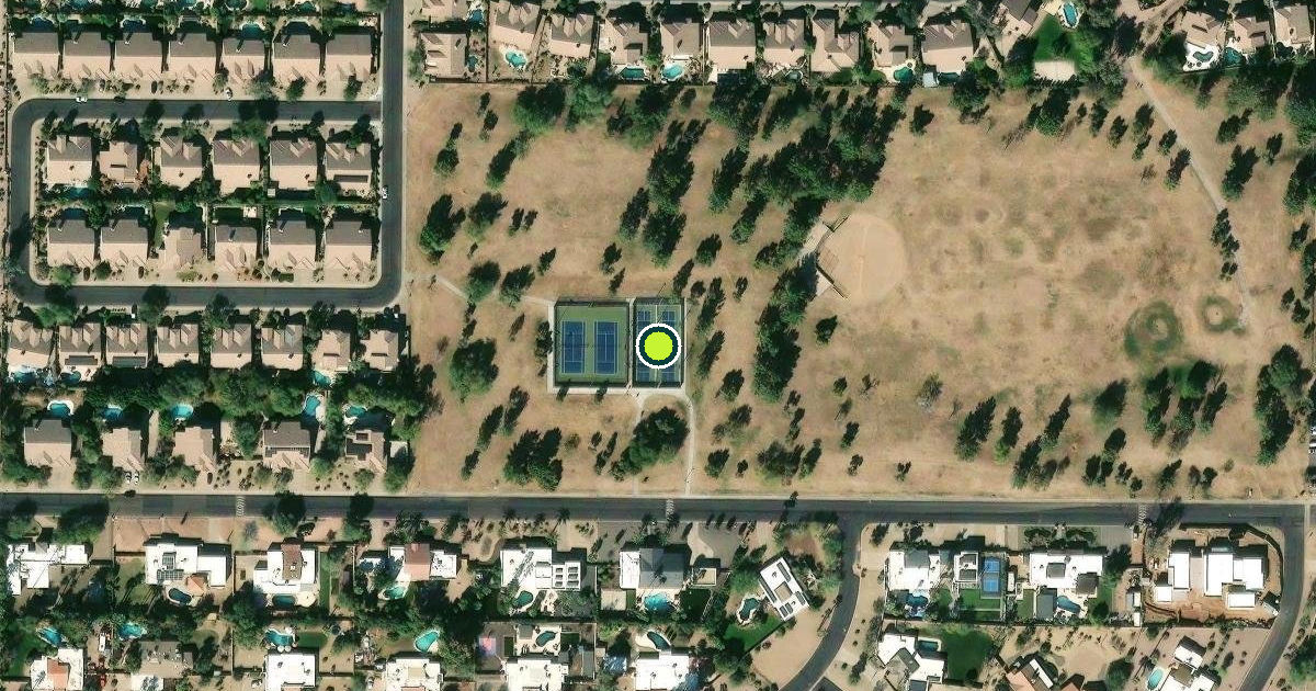 Satellite view of Phoenix Pickleball Courts