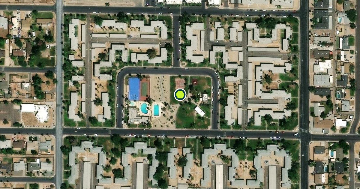 Satellite view of Phoenix Pickleball Courts