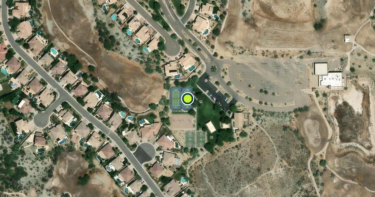 Satellite view of Phoenix Pickleball Courts