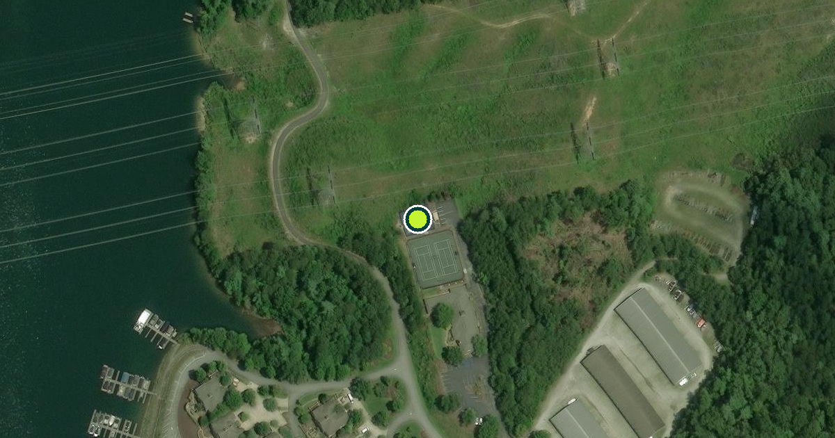 Satellite view of Pickens County Pickleball Courts