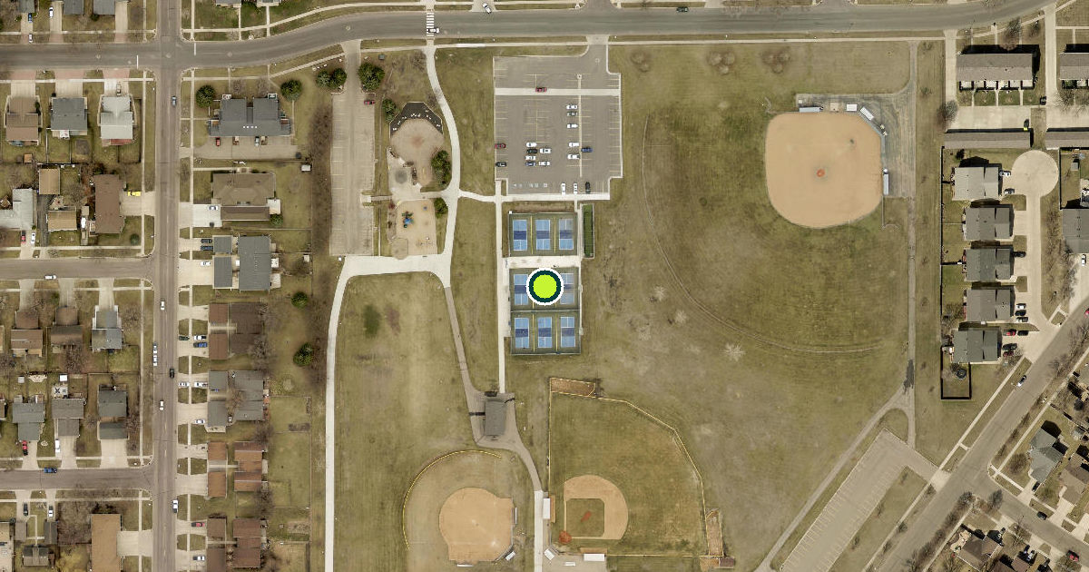Satellite view of Pickle Ball Courts