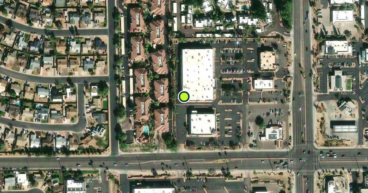 Satellite view of Pickleball Backyard