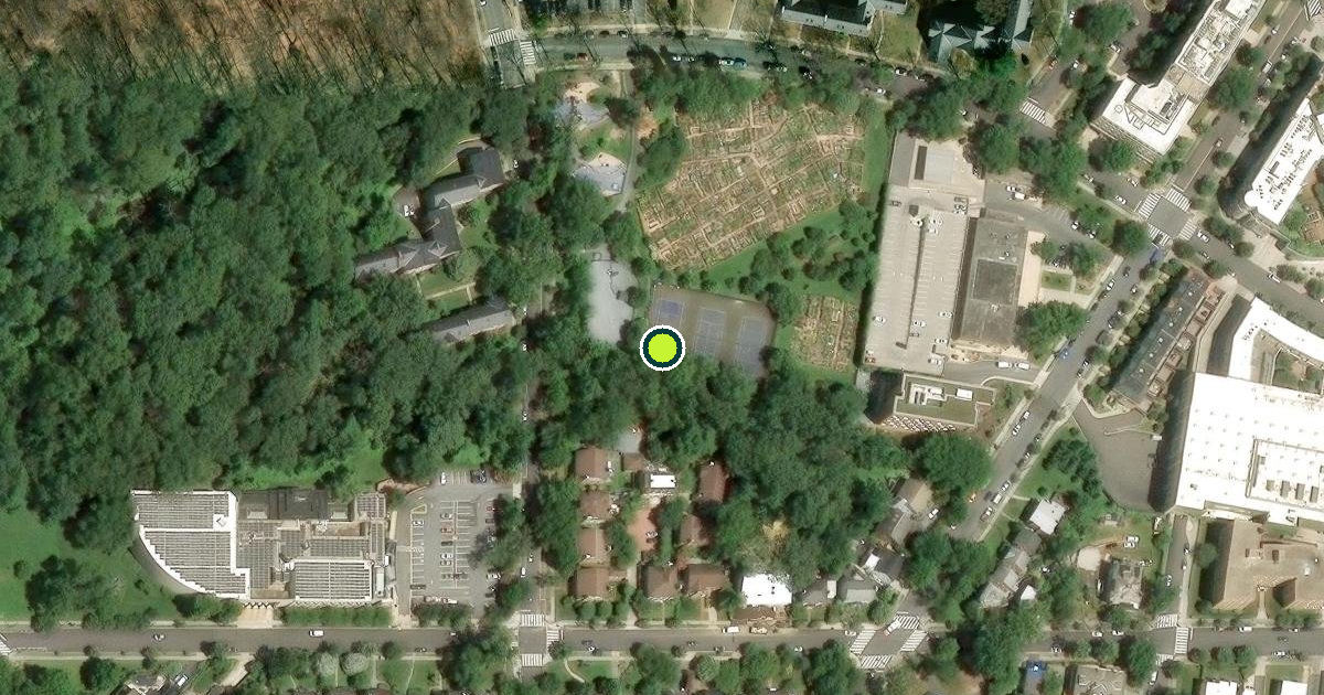 Satellite view of Pickleball Courts