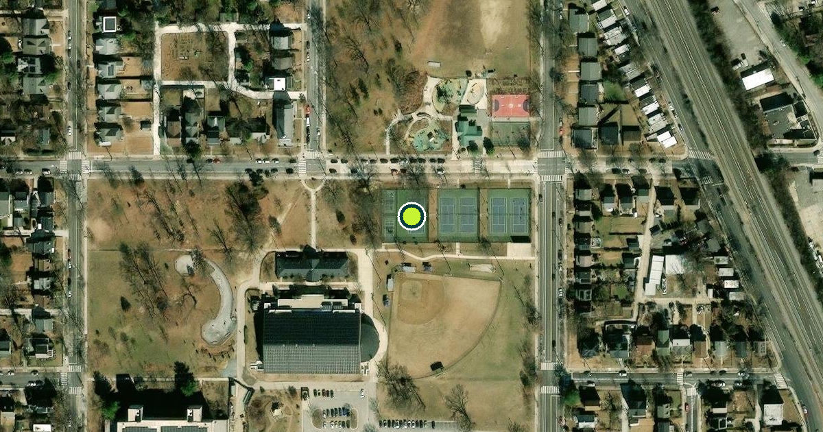 Satellite view of Pickleball Courts