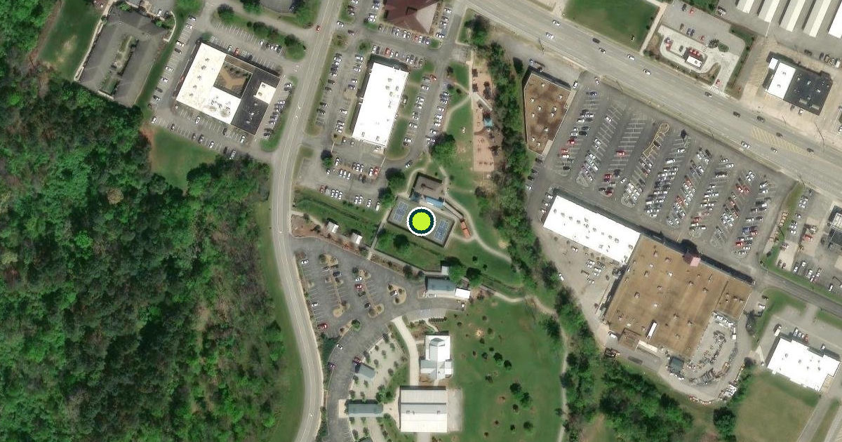 Satellite view of Pickleball Courts